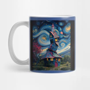 Starry Night Over The Burrow Mug